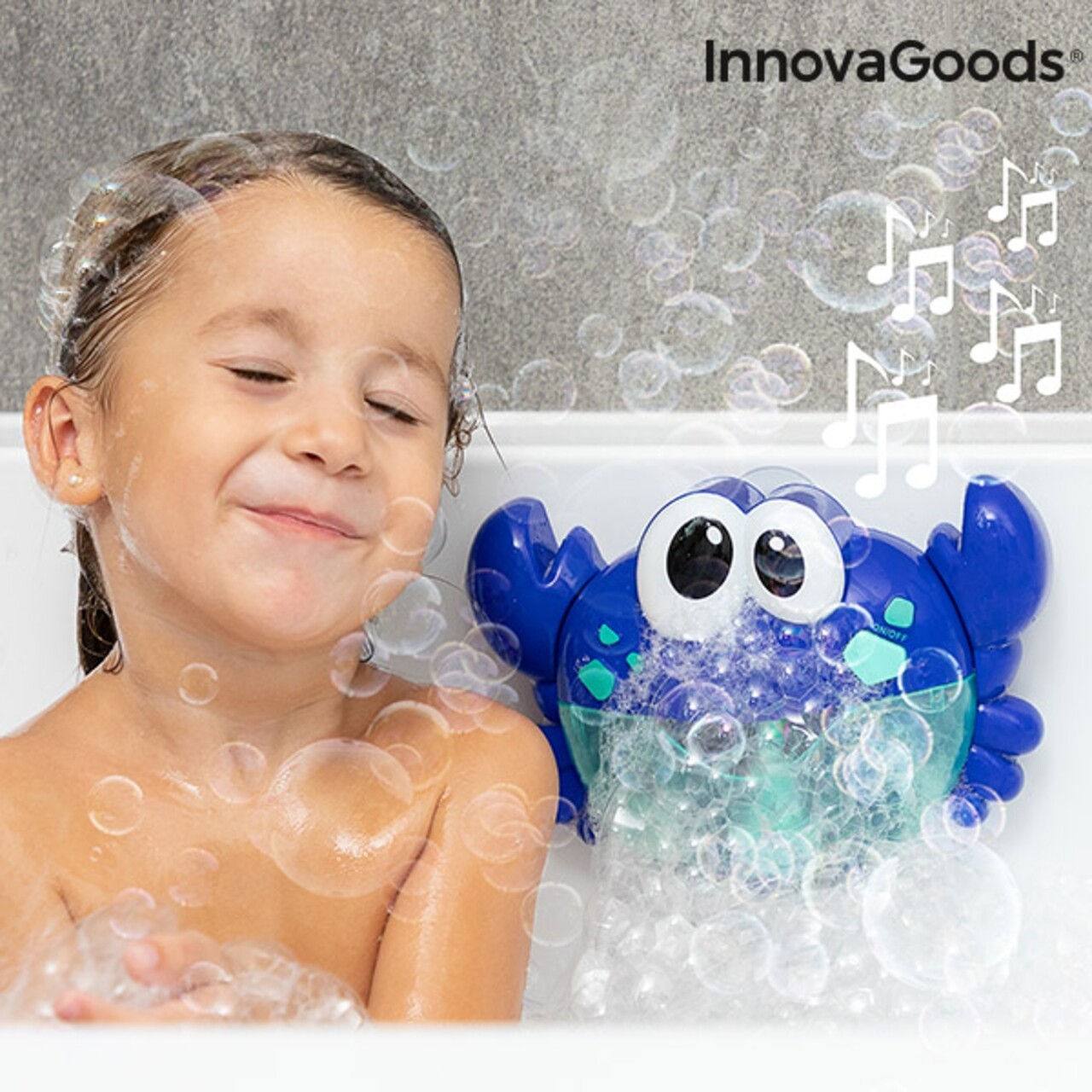 Buborékfújó játékrák a fürdőkádba - InnovaGoods