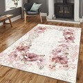Covor de hol, ELS1813, 80x150 cm, Catifea, Multicolor