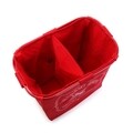 Szennyeskosár, Versa, Doble Rojo, 50 L, pamut / alumínium, piros