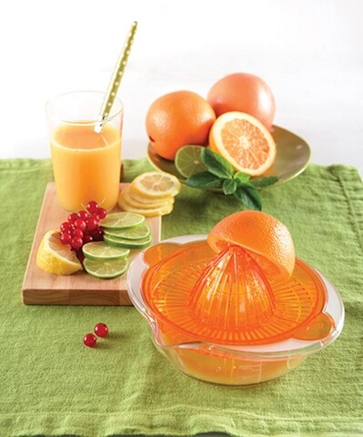 Citrus facsaró, szippantás, Citrus facsaró, 0,7 L, műanyag, narancs