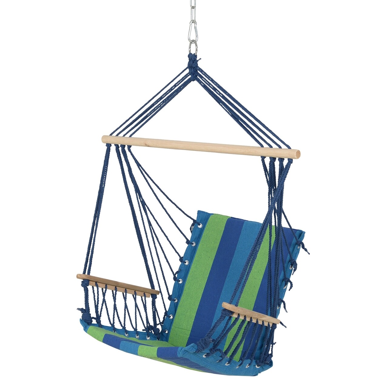Hammock Kerti terasz/hinta, 55 x 90 cm, kék/zöld