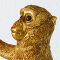 Monkey Saru Asztali lámpa, Boltze, 30x21x60 cm, 1 x E27, 60W, poligyanta, aranyszín