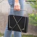 Foldecue InnovaGoodsMini hordozható összecsukható faszenes grill, 31x28x30 cm