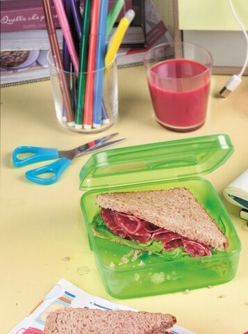 Szendvics serpenyő, Snips, Energy Box, 0,5 L, polipropilén, zöld