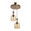 Modelight-MDL.3555, 30x77x67 cm, Csillár 2 x E27, 20 W, sárga/aranyszín