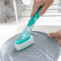 InnovaGoods Mosogatószer-adagolóval ellátott mosogatókefe , cserélhető fejjel Cleasy, 26 cm, 50 ml