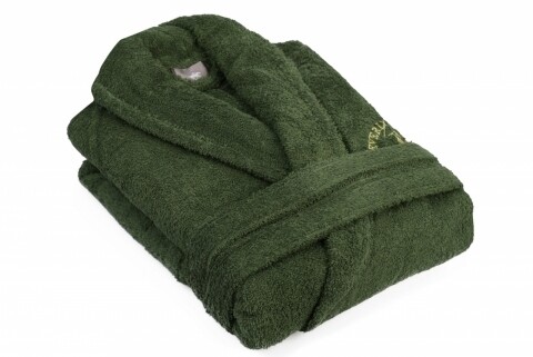 Uniszex fürdőköpeny, Beverly Hills Polo Club, 100% pamut, M / L, Khaki