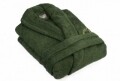 Uniszex fürdőköpeny, Beverly Hills Polo Club, 100% pamut, M / L, Khaki