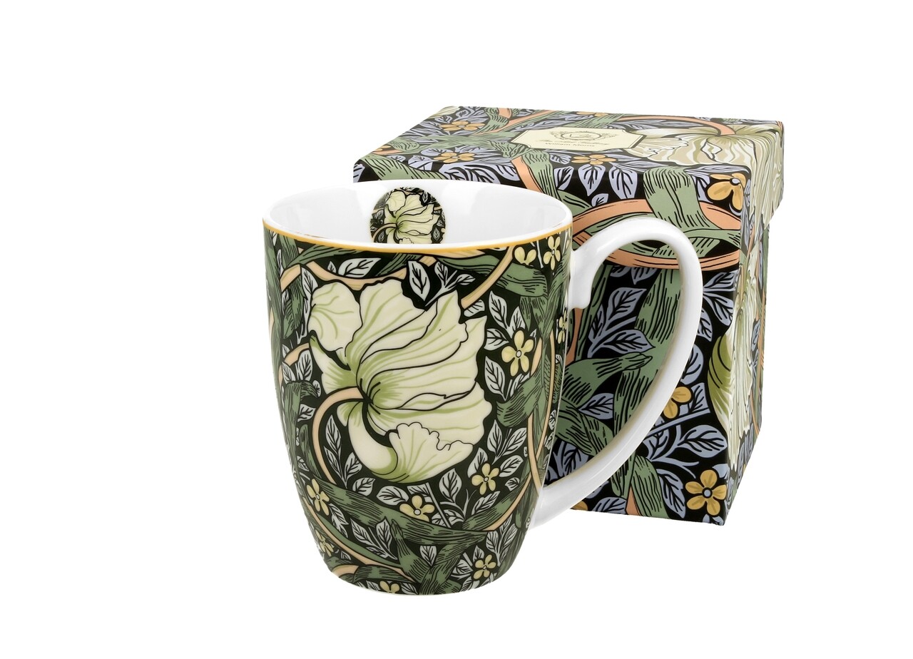 Bögre, DUO, William Morris - Pimpernel, 380 ml, porcelán, többszínű