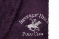 Unisex Fürdőköpeny, Beverly Hills Polo Club, 100% pamut, S/M, lila