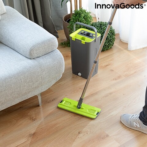 InnovaGoods Swiftmop dupla hatású vödrös mosófelmosó, 21,5x19,5x37,5 cm