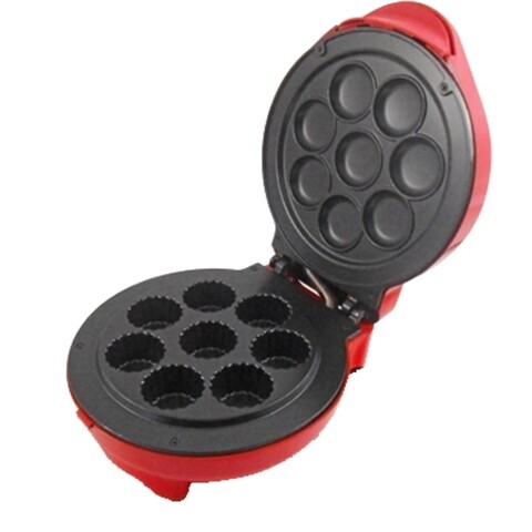 Jocca muffin elektromos készülék, 900W, 22x18x8 cm, piros