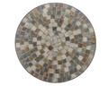 Siena Mosaic Kerti szék, Decoris, 46 x 39 x 92 cm, összecsukható, vas/kerámia, barna