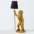 Monkey Saru Asztali lámpa, Boltze, 30x21x60 cm, 1 x E27, 60W, poligyanta, aranyszín