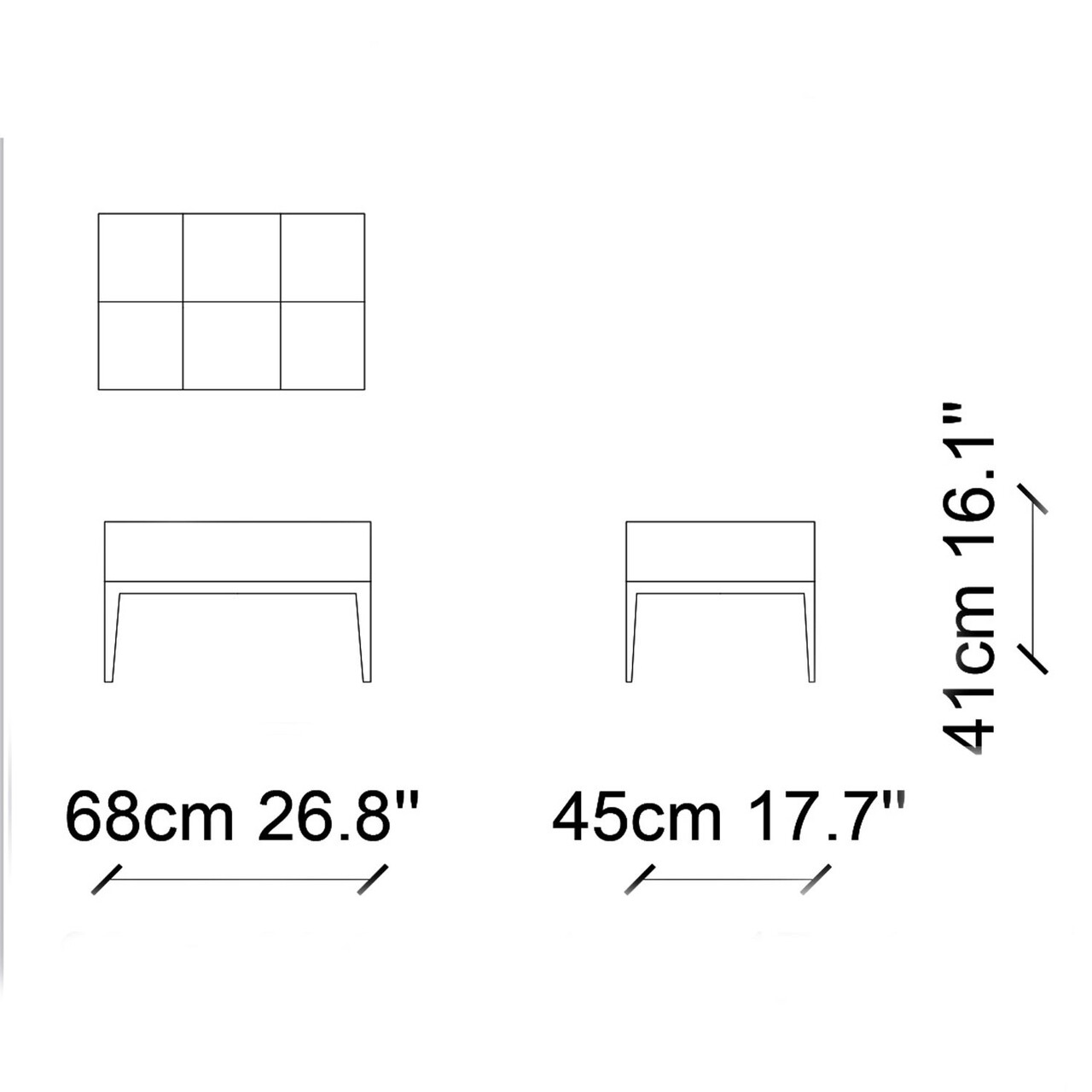 Design Zsámoly, Ndesign, 68x45x41 Cm, Fa, Ekrü