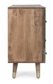 Dhaval Alsó tálalószekrény, Bizzotto, 150 x 40 x 78 cm, mangó fa/MDF