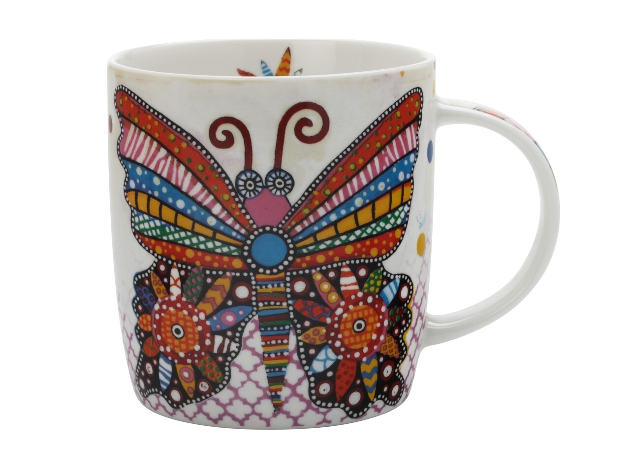 Smile Style Flutter Bögre, Maxwell & Williams, 370 Ml, Porcelán, Többszínű