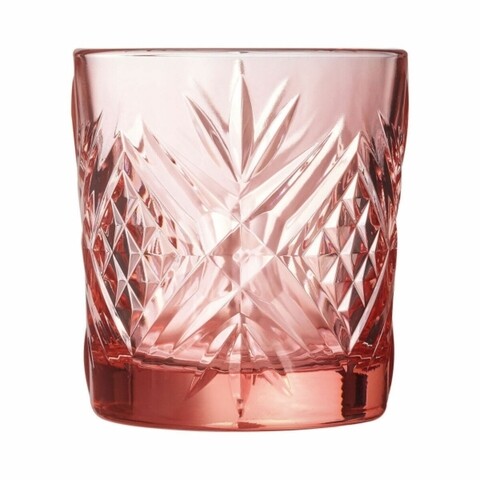 Luminarc 4 db Pohár, Salzburg, 300 ml, üveg, rózsaszín