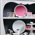 Tálca, Villeroy & Boch, Okos főzés, Ø 26 cm, prémium porcelán, kézzel festett, rózsaszín