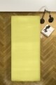 Heinner Gumis lepedő, 90x200 cm, 100% pamut, sárga