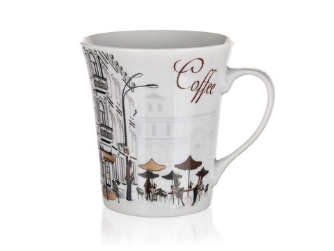 Csésze Cafes, bankett, 340 ml, kerámia