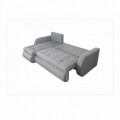 Siena Lux Grey Kihúzható sarokkanapé 243x141x81 cm tárolóládával