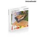 Foldecue InnovaGoodsMini hordozható összecsukható faszenes grill, 31x28x30 cm