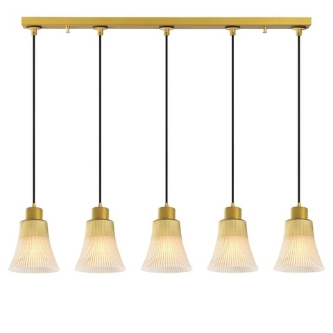 Lustra Foca N-111, Noor, 88 x 105 cm, 5 x E27, 100W, auriu