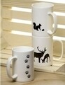 Happy bögre, Ambition, 380 ml, porcelán, mókus modell