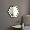 Oglinda decorativa A404, Neostill, 61 x70 cm, argintiu