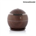 Dark Walnut InnovaGoods Mini aroma diffúzor párásító, 10x10x10 cm