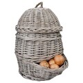 Esschert Tárolókosár hagymának, Onion, 32.5 x 24.8 x 34.5 cm, akácfa ágak