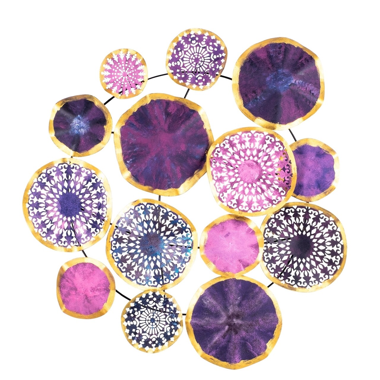 Old Fali dekoráció, Tanelorn, 74x74 cm, fém