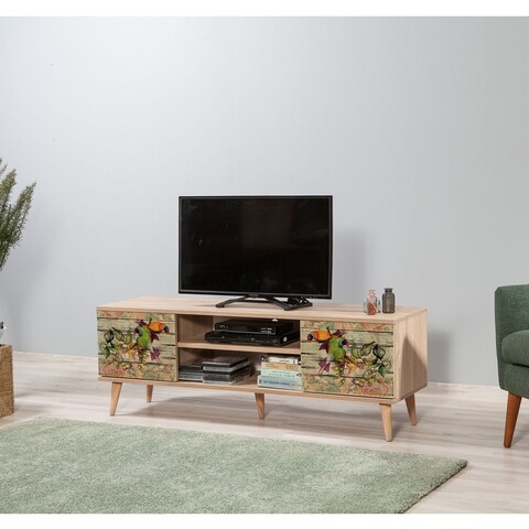 Truva TV Komód 740, Vella, 140x40x50 cm, színes
