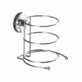 WENKO Vacuum-Loc® hajszárító tartó, fúrás és csavarozás nélkül, 13 x 13,5 x 13,5 cm, acél, ezüst