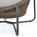 Sun Fotel, L.89 l.85 H.76 cm, alumínium, antracit/szürke