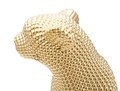 Leopard Dekoráció, Mauro Ferretti, 23x15.5x29 cm, poligyanta, aranyszín