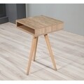 Masuta pentru living Zigon 728, Vella, 40x40x64 cm, multicolor