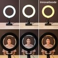 InnovaGoods Lumahoop Kör alakú LED szelfi lámpa, 26 cm, USB