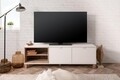TV szekrény, Finori, Menorca 56A, 149,6 x 50 x 35 cm, PAL, fehér / barna
