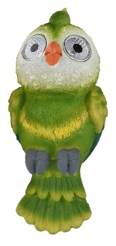 Parrot kerti napelemes lámpa, H19 cm, zöld