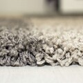 Shaggy Kenya Előszoba szőnyeg, Taupe line, Decorino, 80x250 cm, polipropilén, szürke