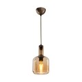 Modellight-MDL.3554 csillár, 16x70x28 cm, 1x E27, 20 W, fekete / sárga
