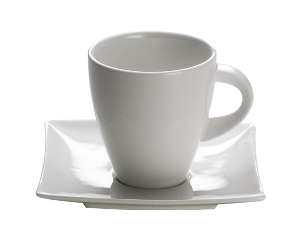 Tányérpohár, Maxwell & Williams, White Basics Square, 320 Ml, Porcelán, Fehér