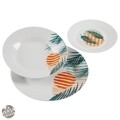 Versa 18 darabos Étkészlet, Saona 2, porcelán, színes