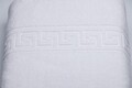2 db-os arc törölköző szett, Greek Border Boutique, 50 x 90 cm, 100% kártolt pamut, 500 gr / nm, fehér