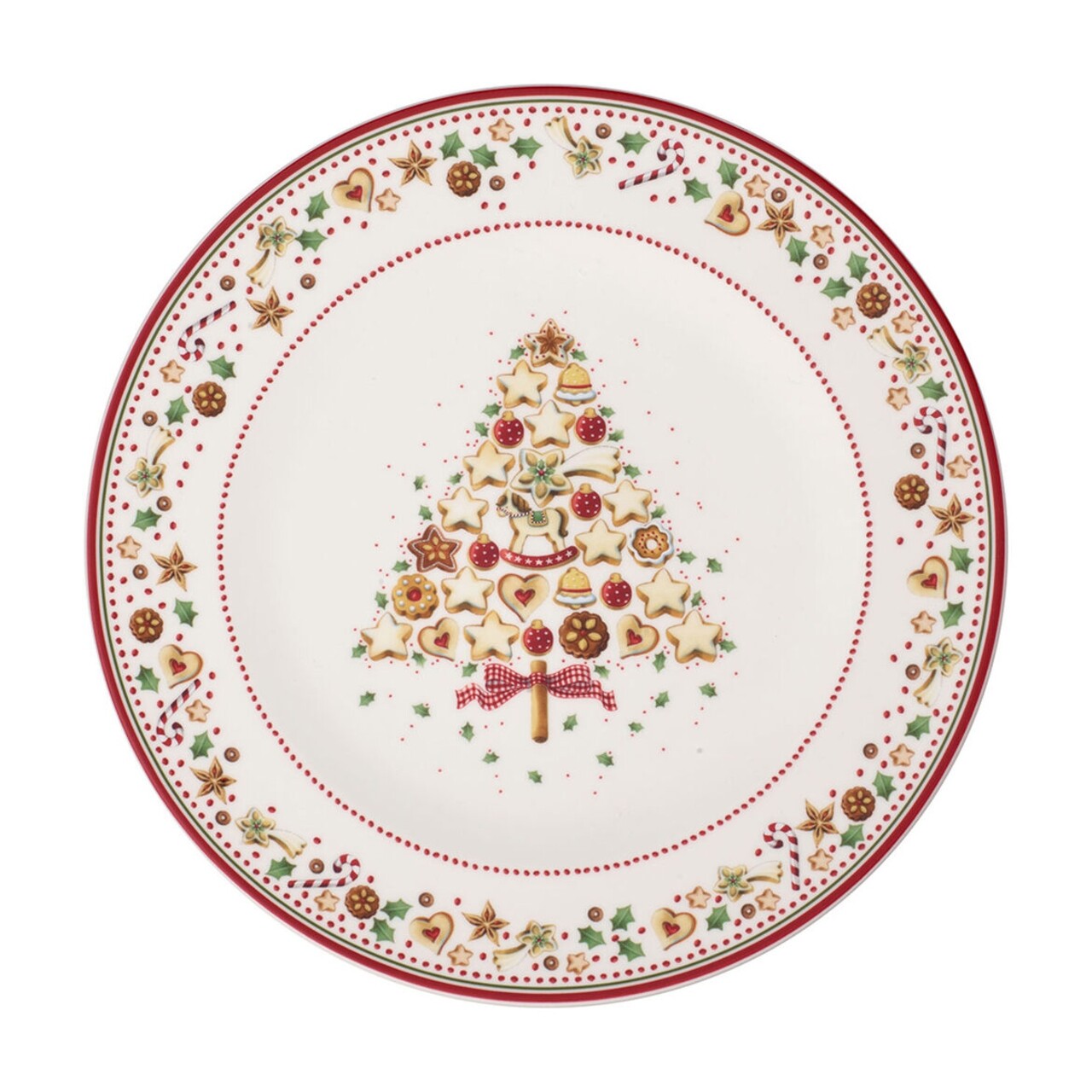 Tálalótálca, Villeroy & Boch, Winter Bakery Buffet, 32 cm, prémium porcelán