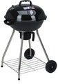 BBQ Hordozható grillsütő, Ø47x80 cm, fém, fekete
