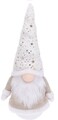 Gnome w hat w stars Fénydekoráció, 17x13x43 cm, poliészter, rózsaszín