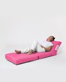 Siesta Kihúzható fotel, Ferndale Bean Bag, 55 - 180 cm, vízhatlan poliészter, rózsaszín